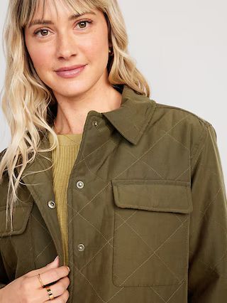 Quilted Utility Shacket for Women | Old Navy (US)
