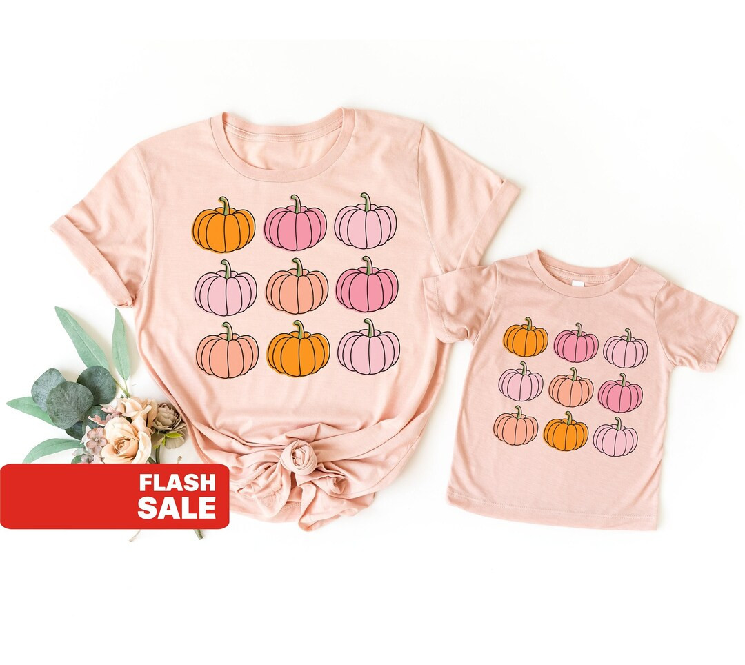 Pink Pumpkin Patch Shirt Halloween Shirts Mommy and Me - Etsy | Etsy (US)