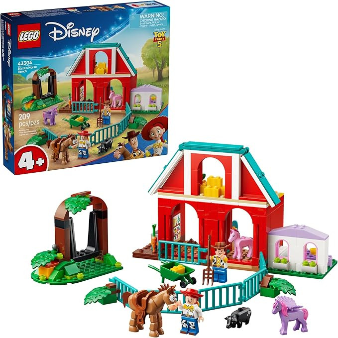 LEGO Disney and Pixar Toy Story 5 Blaze's Horse Ranch - Disney Building Set for Girls & Boys, Age... | Amazon (US)