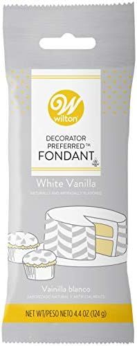 Wilton White Vanilla Decorator Preferred Fondant Pack 4.4 oz. (Packaging May Vary) | Amazon (US)