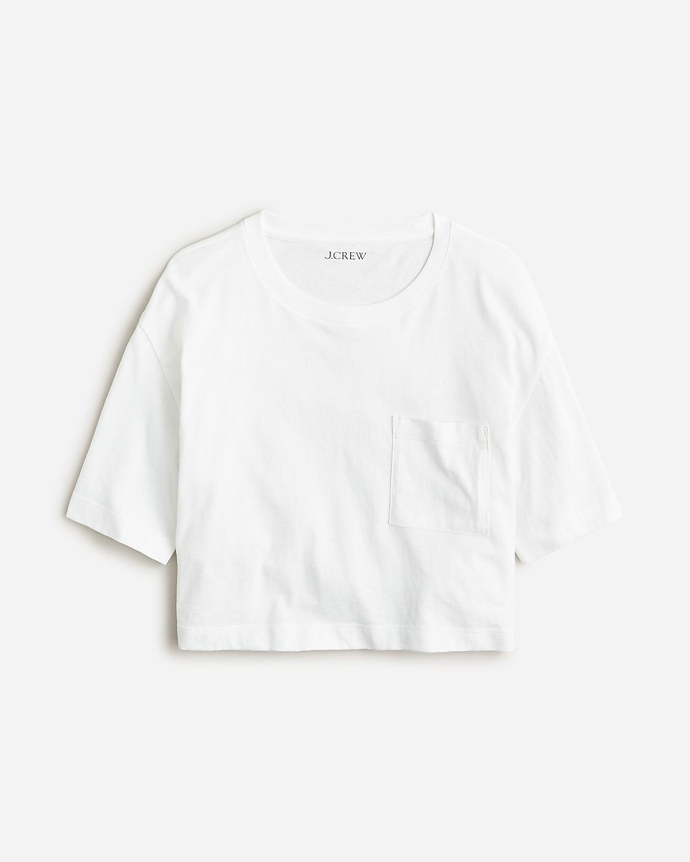 Vintage jersey cropped pocket T-shirt | J. Crew US