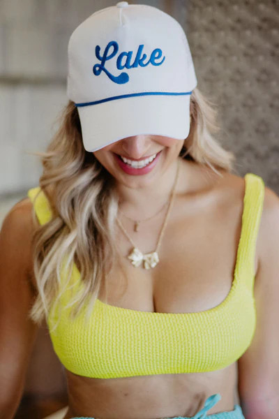 Lake Trucker Cap with Blue Rope | Katydid.com