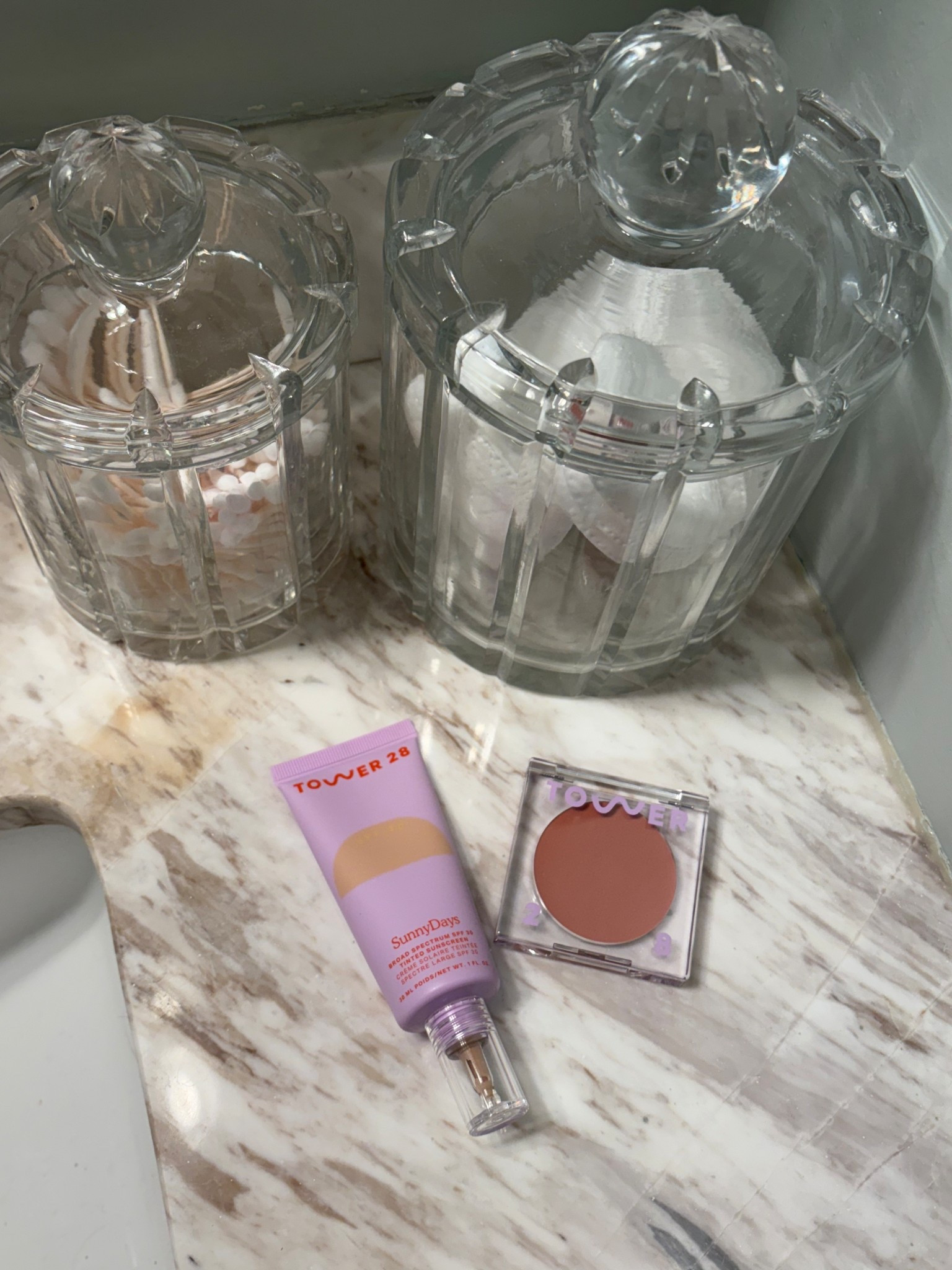 My new makeup arrived today! I got the tinted sunscreen and magic hour blush, I am already excited to get ready tomorrow 💄 Have you tried Tower 28 yet? 

#LTKmomlife #LTKselfcare #LTKgrwm