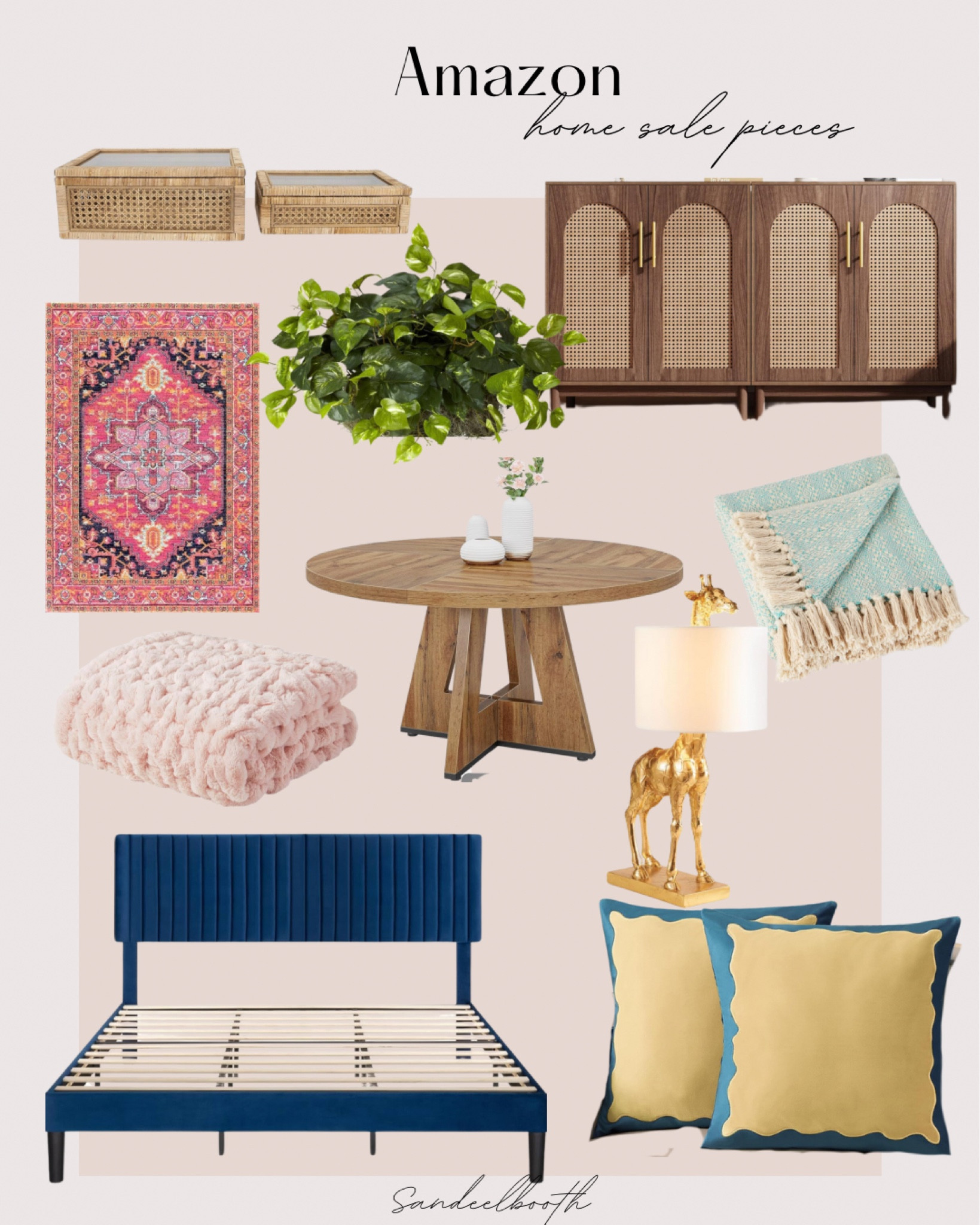 Amazon home pieces on sale! Coffee Table, living room, throw blanket, dining room, dining table, 

#LTKSaleAlert #LTKFindsUnder100 #LTKHome