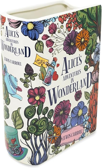 Steel Mill & Co Original Large Book-Shaped Decorative Vase, Ceramic Vases for Home Decor, Cute Bo... | Amazon (US)