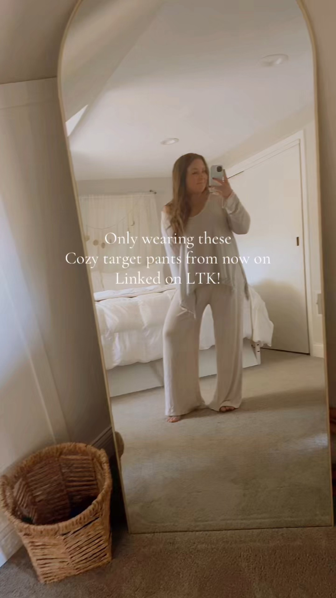 The coziest pants ever from target! All linked below. I also love this free people waffle top! #MidsizeFashion #Women’sPajamas #ComfortableClothes #FallVibes

#LTKMidsize