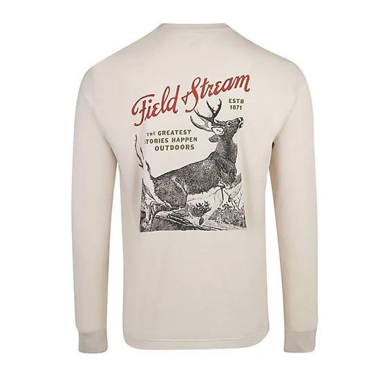 New!Field & Stream  Men's Long-Sleeve Deer T-Shirt | Tractor Supply