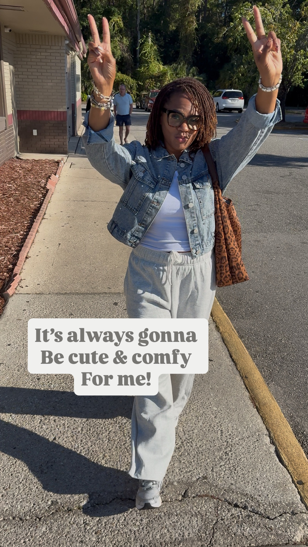 Cute and comfy is my style for sure. Size med pants length is great. Linked a similar denim jacket because I grabbed mine at TJ Maxx. 149lbs,5’4

#LTKActive #LTKOver40 #LTKStyleTip