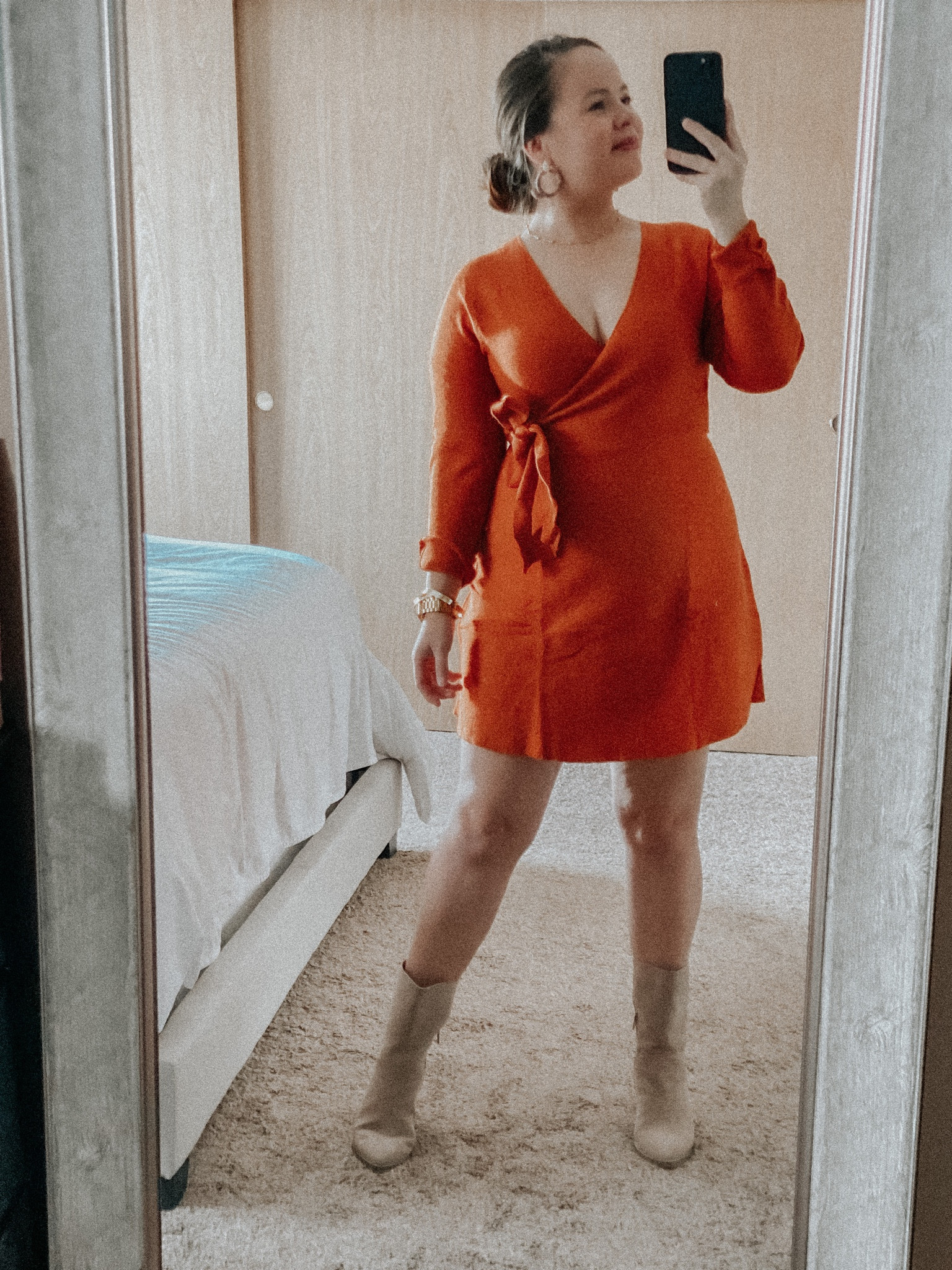 Fall favorite 🍁
Dress: Wearing a Medium 

#LTKstyletip #LTKcurves #LTKfit