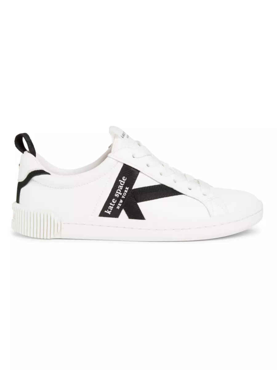 Signature Leather-Textile Sneakers | Saks Fifth Avenue