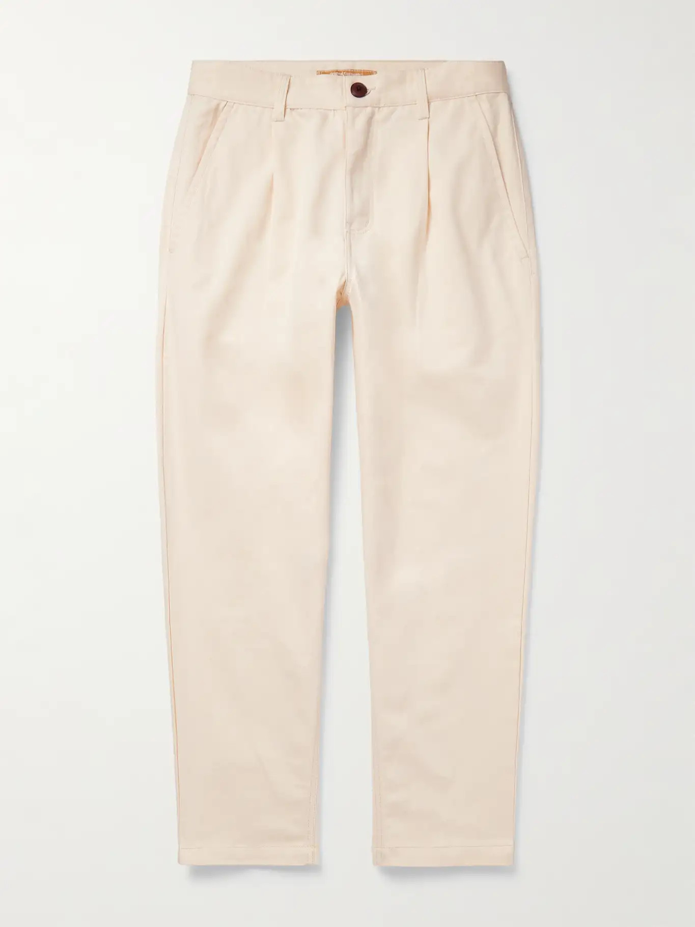 Haworth Tapered Cropped Pleated Cotton-Twill Trousers | Mr Porter (US & CA)