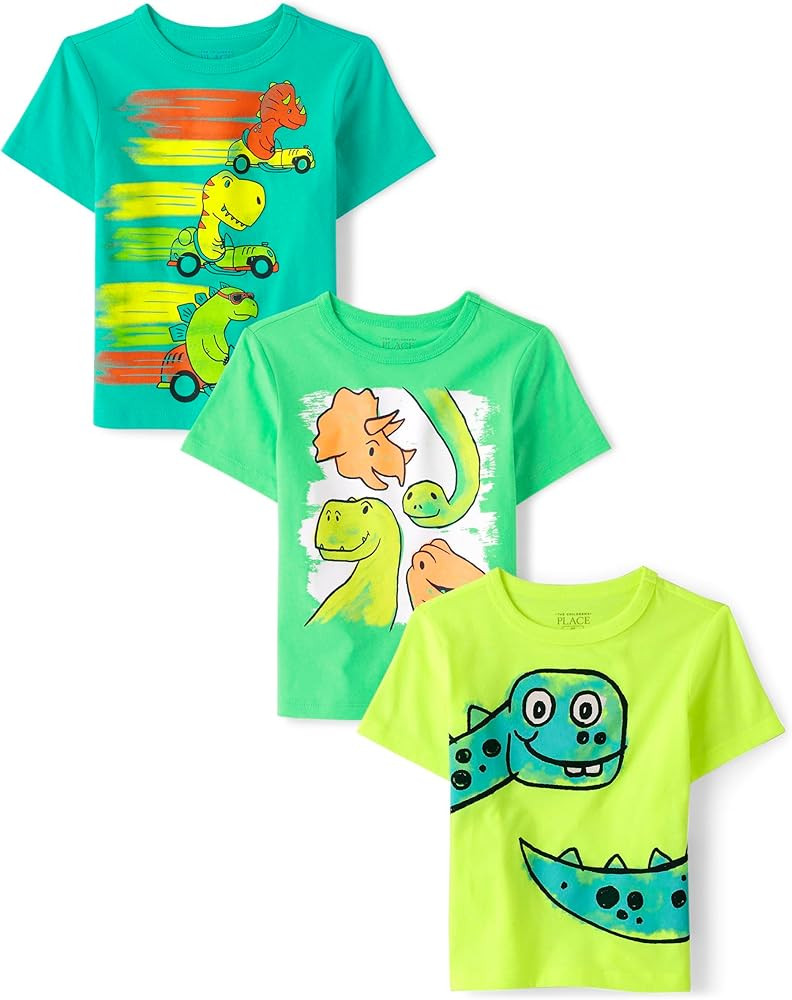 The Children's Place Baby Boys Dinos Short Sleeve Graphic T Shirt | Amazon (US)