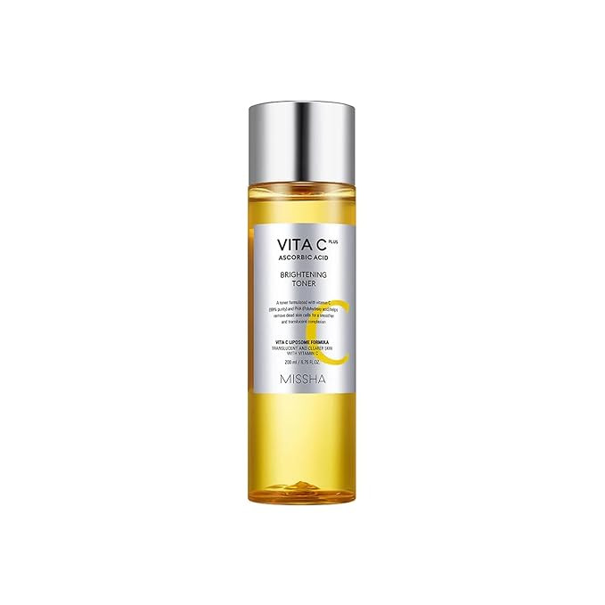 MISSHA Vita C Plus Facial Toner with high Adherence 25% Vitamin C liposome Formula 200ml | Amazon (US)