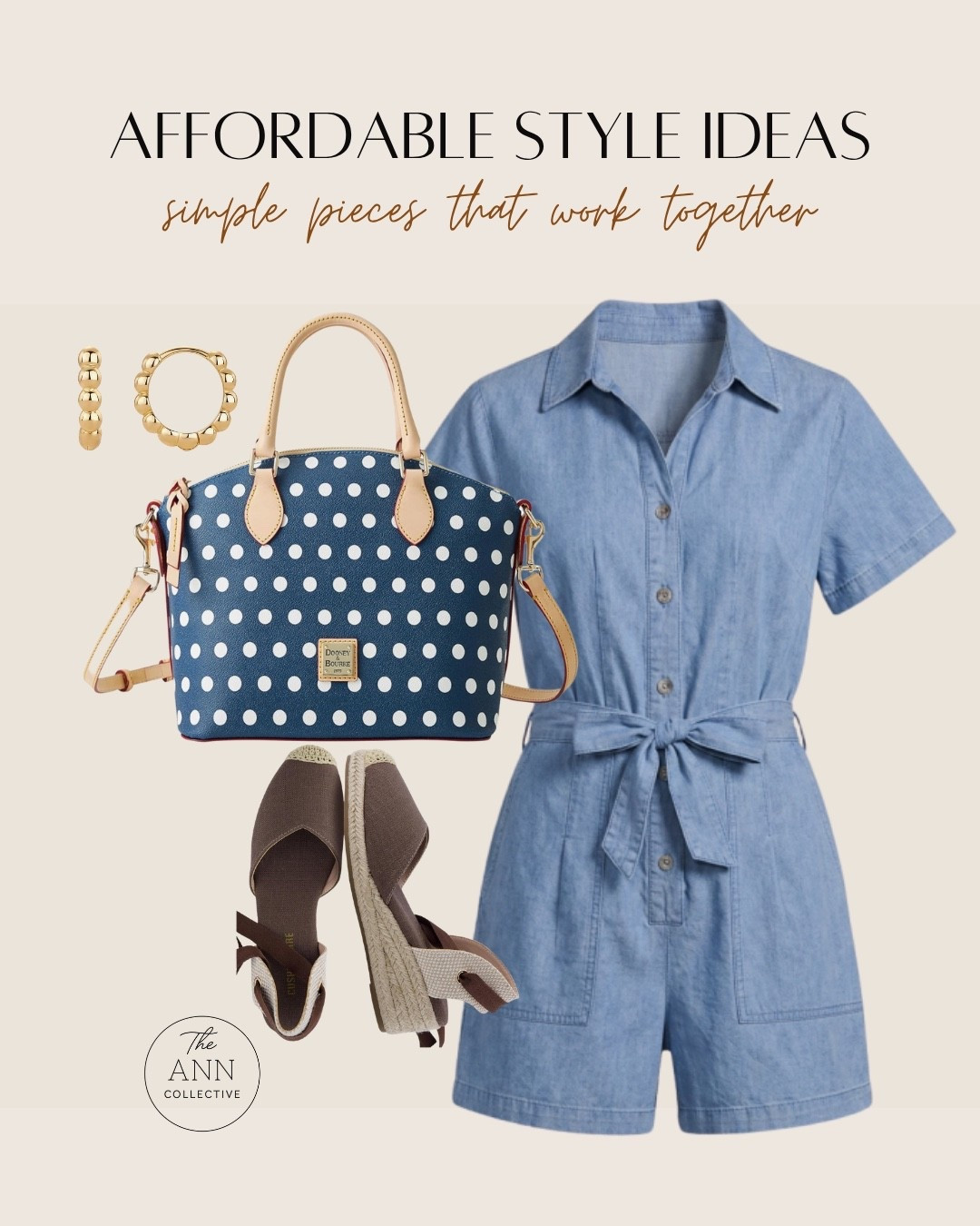 This outfit starts with a simple denim romper and finishes with accessories that make it feel complete. A fun handbag, comfortable sandals, and classic jewelry can completely change the look of an outfit.

I love finding affordable pieces and showing how they work together to create outfits you’ll actually wear.

It’s not about buying more clothes. It’s about putting the right pieces together.

#LTKStyleTip #LTKSummer #LTKFashion #LTKFindsUnder50 #AffordableStyle #EverydayStyle #SummerOutfit