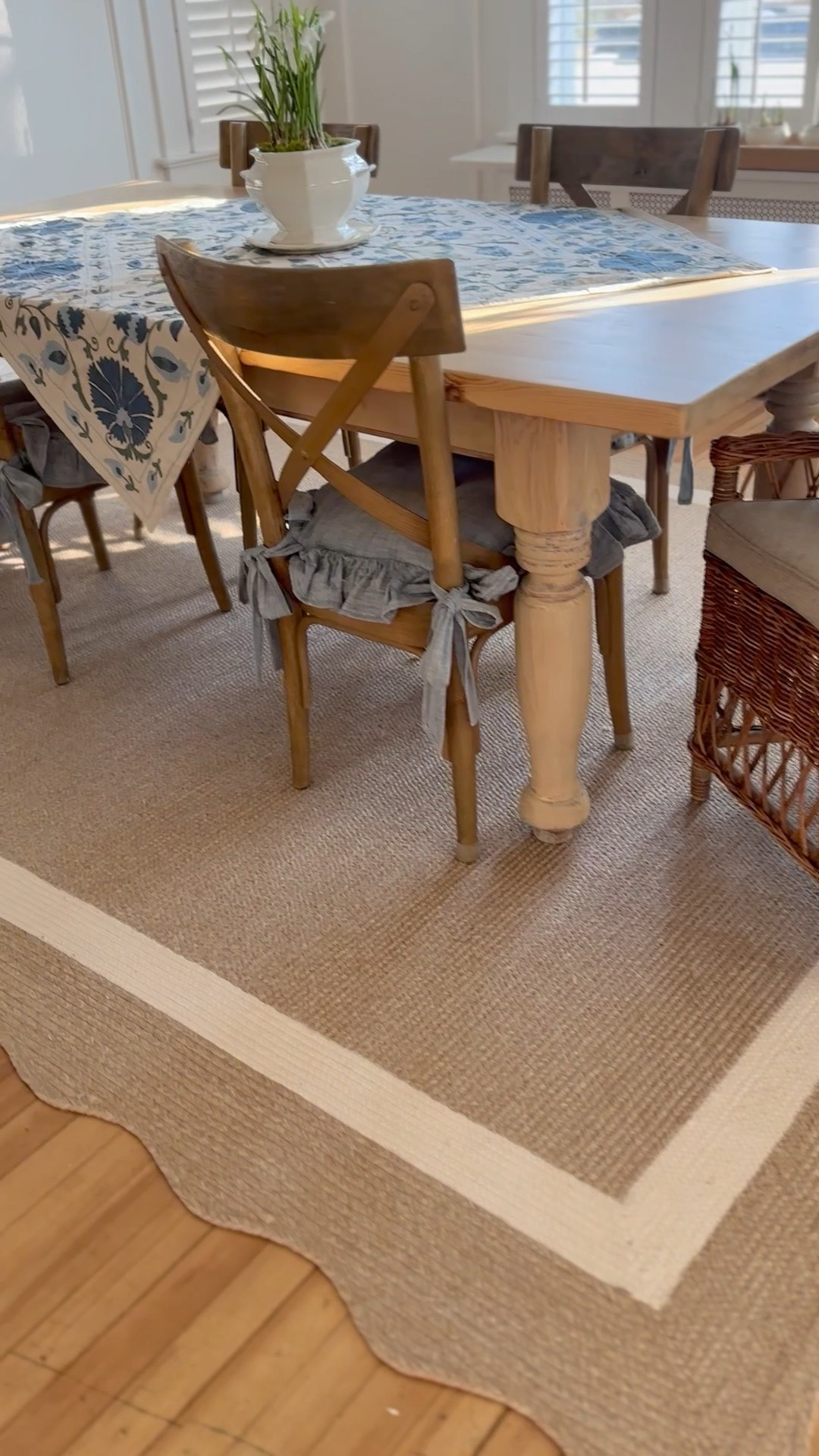 My favorite scalloped indoor/outdoor rug
