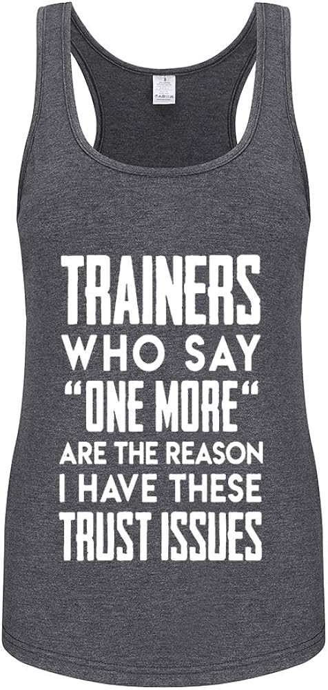 Workout Tank Tops for Women-Womens Funny Saying Fitness Gym Racerback Sleeveless Shirts | Amazon (US)