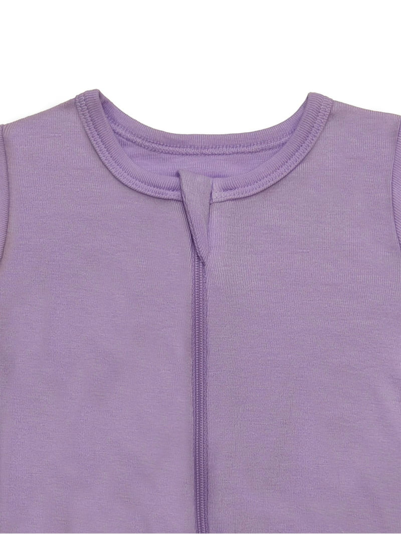 Wonder So Soft Modal by Wonder Nation Baby Gender Neutral Two-Way Zipper Footed Sleep N Play Paja... | Walmart (US)