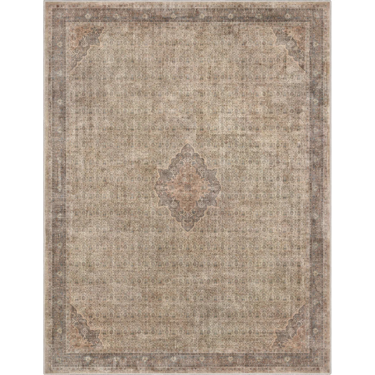 Asha Lilith Vintage Oriental Kilim Gray/Beige/Ivory Rug | Wayfair North America