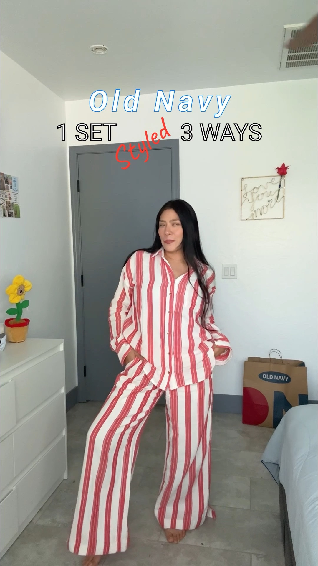 Obsessed with this striped set! Super comfy and lightweight 🙌🏻 

#LTKMidsize #LTKStyleTip #LTKFindsUnder50