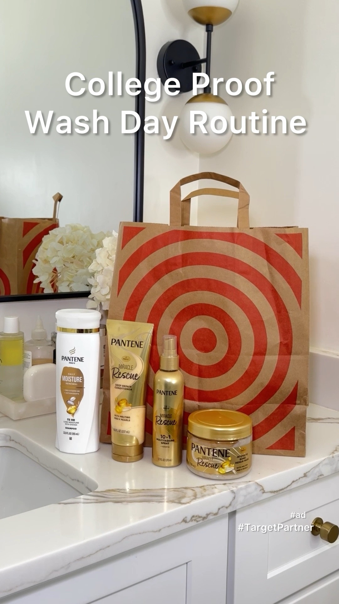#ad One thing I've learned over the years: protective styles still need maintenance.
The style may be protecting your hair, but the hair underneath still deserves hydration, repair, and a little extra love.
These are the Pantene products I'm currently reaching for to keep my routine simple, and I grabbed everything at Target.
✨ Moisture Renewal Shampoo – Cleanses my hair without leaving it feeling stripped and helps give my roots a fuller look.
✨ Miracle Rescue Conditioner – Delivers deep hydration, leaving my hair feeling smoother and softer.
✨ Miracle Rescue Bond Repair Mask – My favorite step on wash day! It helps build bonds for stronger hair that’s more resistant to breakage.
✨ Miracle Rescue 10-in-1 Leave-In Treatment – The finishing step that helps protect hair bonds while adding lightweight hydration without weighing my hair down.
If you’re heading back to campus, or helping someone who is, don’t forget to add haircare to the packing list. 
Save this for your next Target run.
@Target @Pantene
 #TargetPartner #BackToCollege

#LTKU #LTKgrwm #LTKBeauty