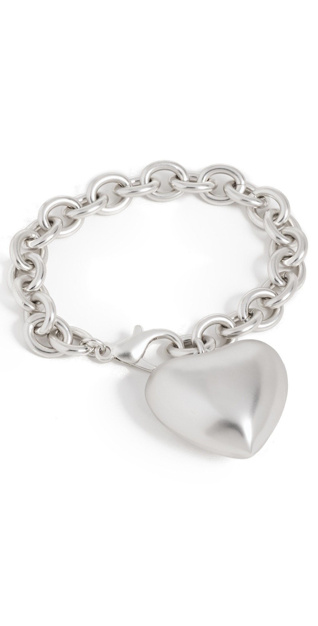 Roxanne Assoulin The Puffy Heart Bracelet Silver One Size | Shopbop