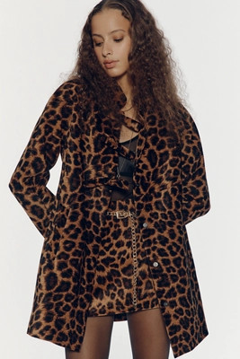 Avec Les Filles A-Line Leopard Jacket | Anthropologie (US)