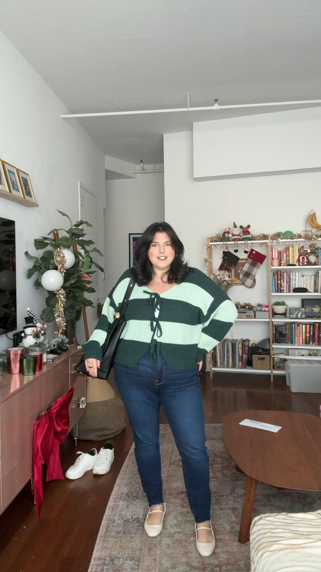 Love this Christmas coded casual ootd! The jeans are on sale for Black Friday! 

#LTKSaleAlert #LTKootd #LTKPlusSize