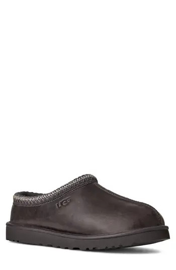 UGG® Tasman Era Slipper in Obsidian /Chestnut at Nordstrom Rack, Size 13 | Nordstrom Rack