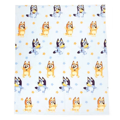 Bluey Kids' Throw Blue/Orange | Target