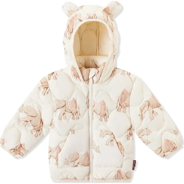 Tutu Elephant Lightweight Down Hooded Jacket | Maisonette