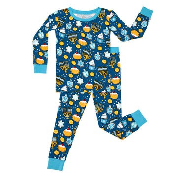 Hanukkah Sweets Two-Piece Bamboo Viscose Pajama Set | Little Sleepies