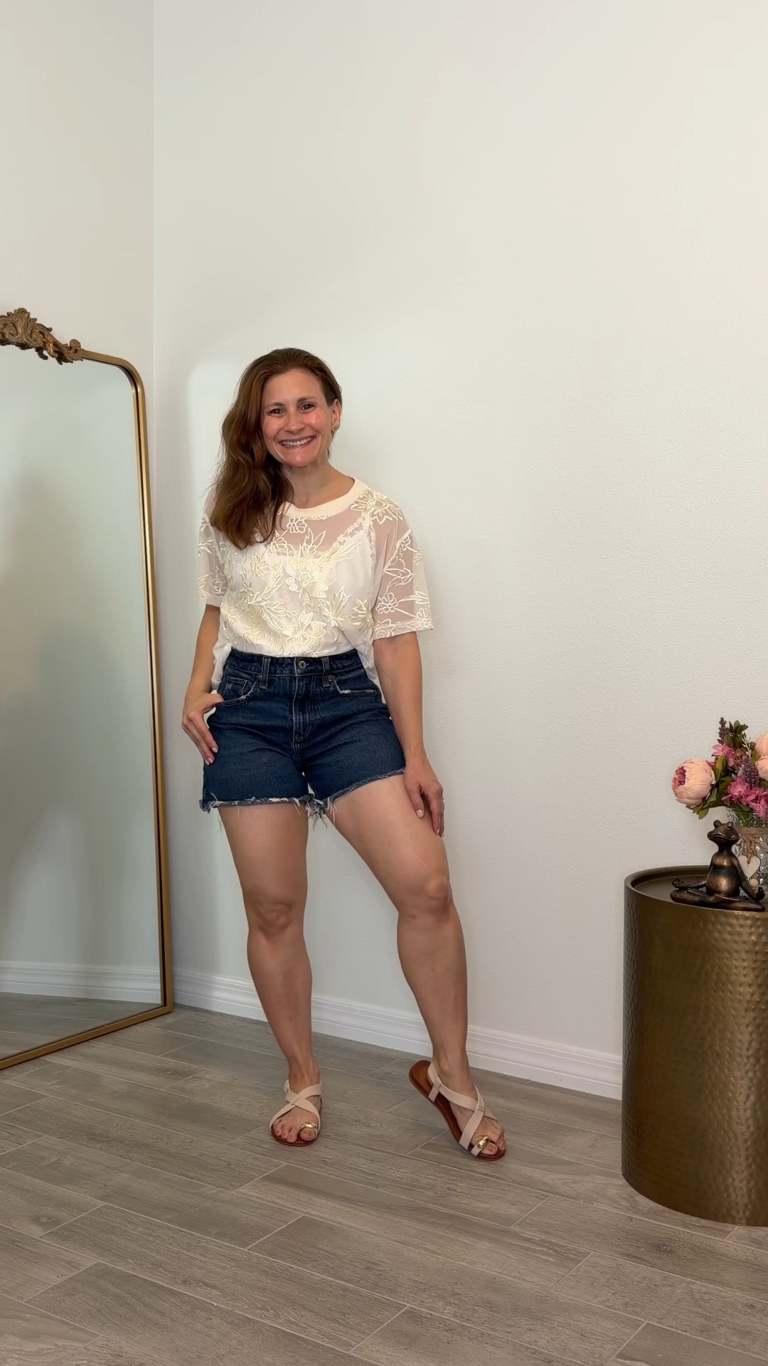 Lace top I found on Amazon that might make a cute swimsuit cover up too

#LTKootd #LTKOver40 #LTKPetite