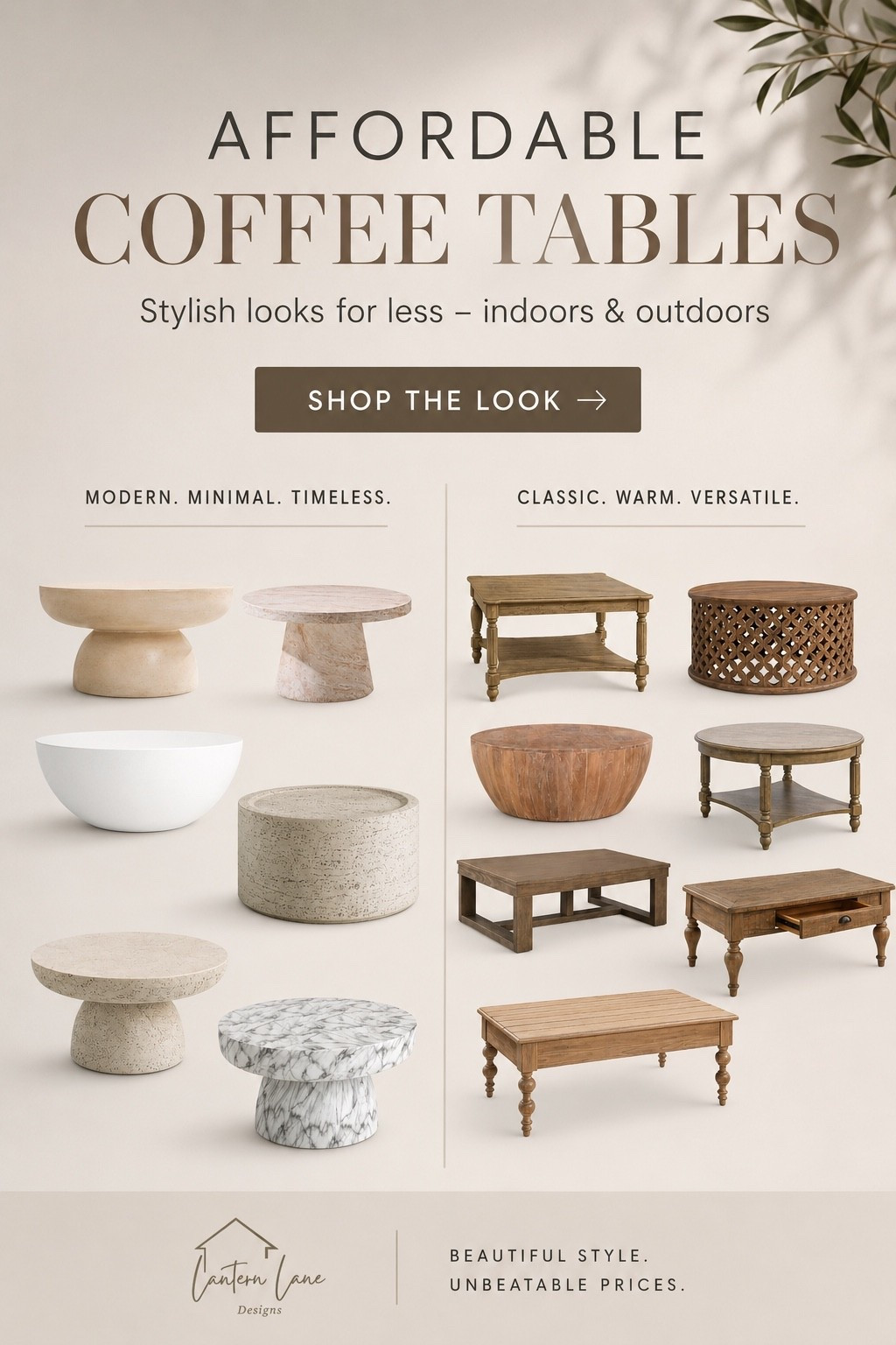 If you’ve been searching for a coffee table that looks expensive without the expensive price tag… save this one! 🤎

I rounded up some seriously good affordable coffee tables—from modern and minimal to classic, warm, and timeless. And the best part? Several can work indoors OR outdoors, so you can get even more use out of them.

✨ So many good options at budget-friendly prices
✨ Modern + classic styles
✨ Perfect for cozy living rooms, patios & more

Tap the links to shop all of my favorites! 🛍️ 

 #LTKHome #LTKSaleAlert
