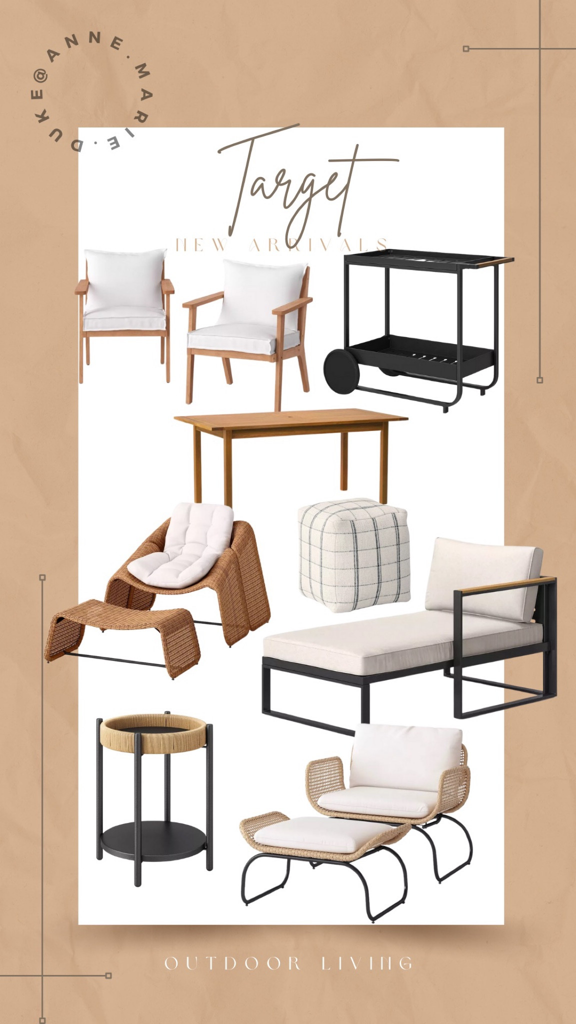 NEW outdoor decor and furniture at TARGET

#LTKhome #LTKSeasonal #LTKFind