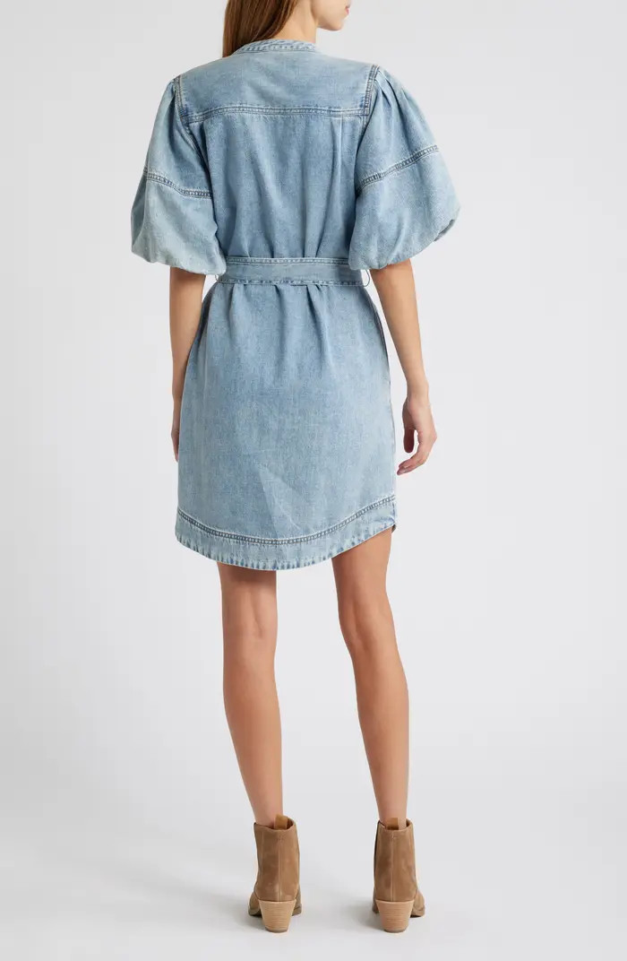 Kingsley Denim Snap-Up Dress | Nordstrom