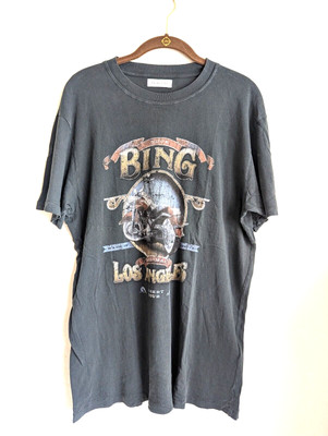 ANINE BING Lili Tee Biker Organic Cotton 🩶 SOLD OUT Los Angeles Desert Tour MED  | eBay | eBay US