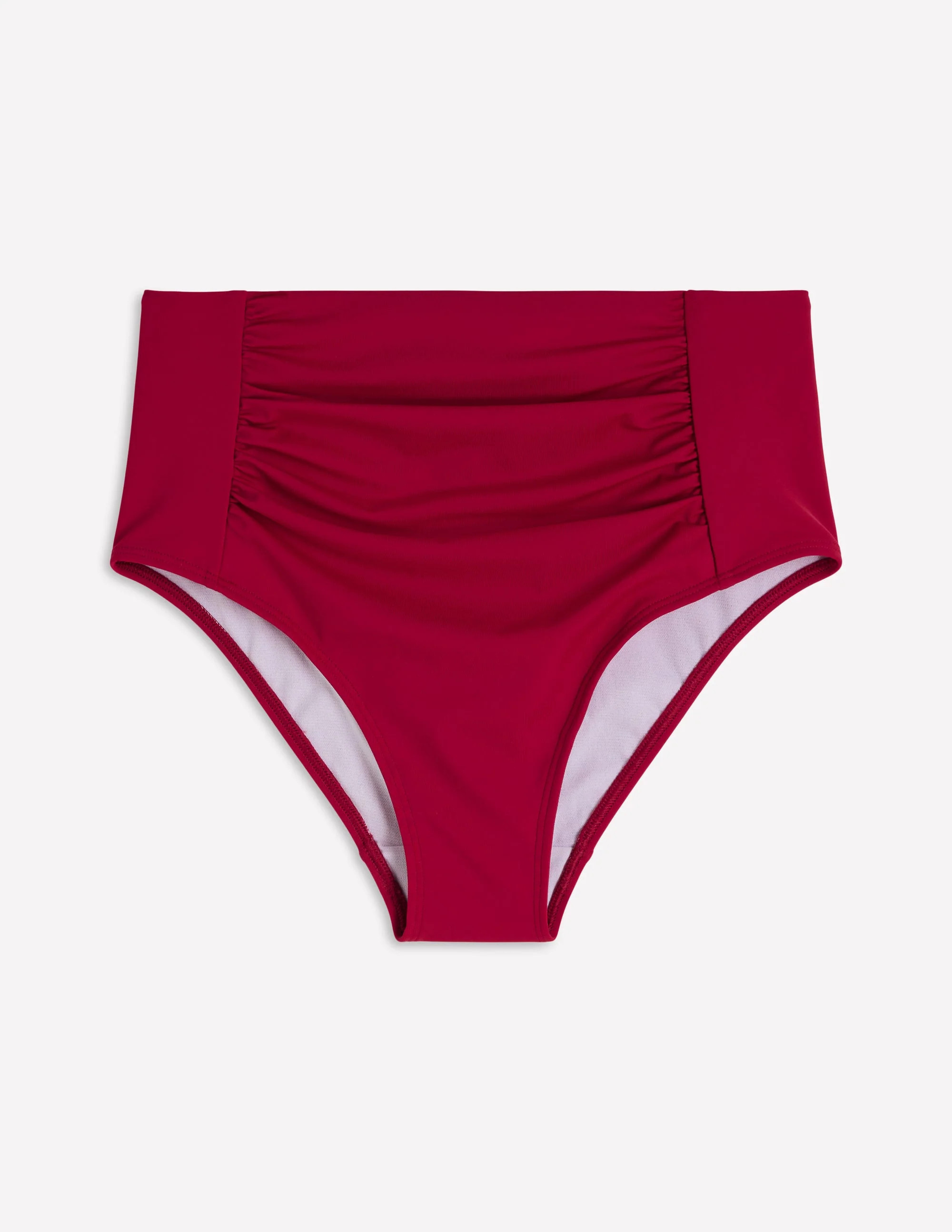 Kythira Ruched Bikini Bottoms-Merida Red | Boden (US)
