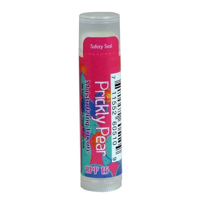 Prickly Pear Lip Balm SPF 15 Moisturizing Lip Balm - 1 Tube – Wind & Sun Screen Lip Protection ... | Amazon (US)