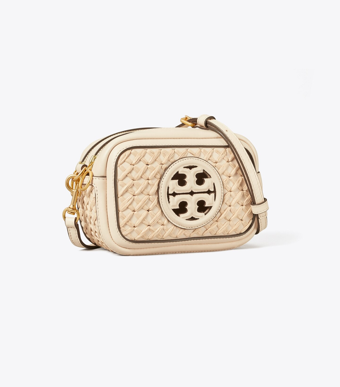 PERRY BOMBÉ STRAW WOVEN MINI BAG | Tory Burch (US)