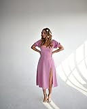The Drop Women's Pink Dogwood Short Sleeve Midi Dress by @carolinecrawfordpatterson | Amazon (US)