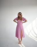 The Drop Women's Pink Dogwood Short Sleeve Midi Dress by @carolinecrawfordpatterson | Amazon (US)