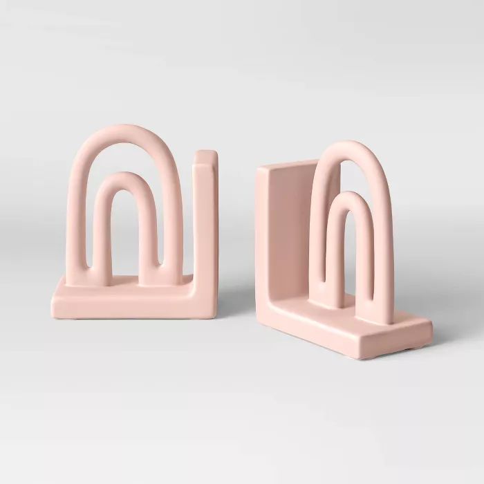 6" x 3" Ceramic Bookend Pink - Opalhouse™ | Target