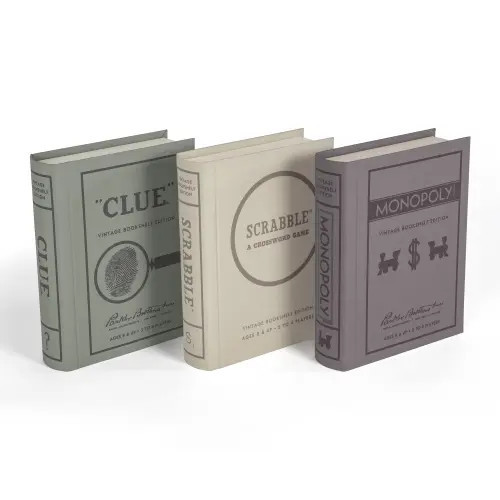 WS Game Company Vintage Bookshelf Assortment Monopoly, Scrabble, Clue in Multiple at Nordstrom | Nordstrom
