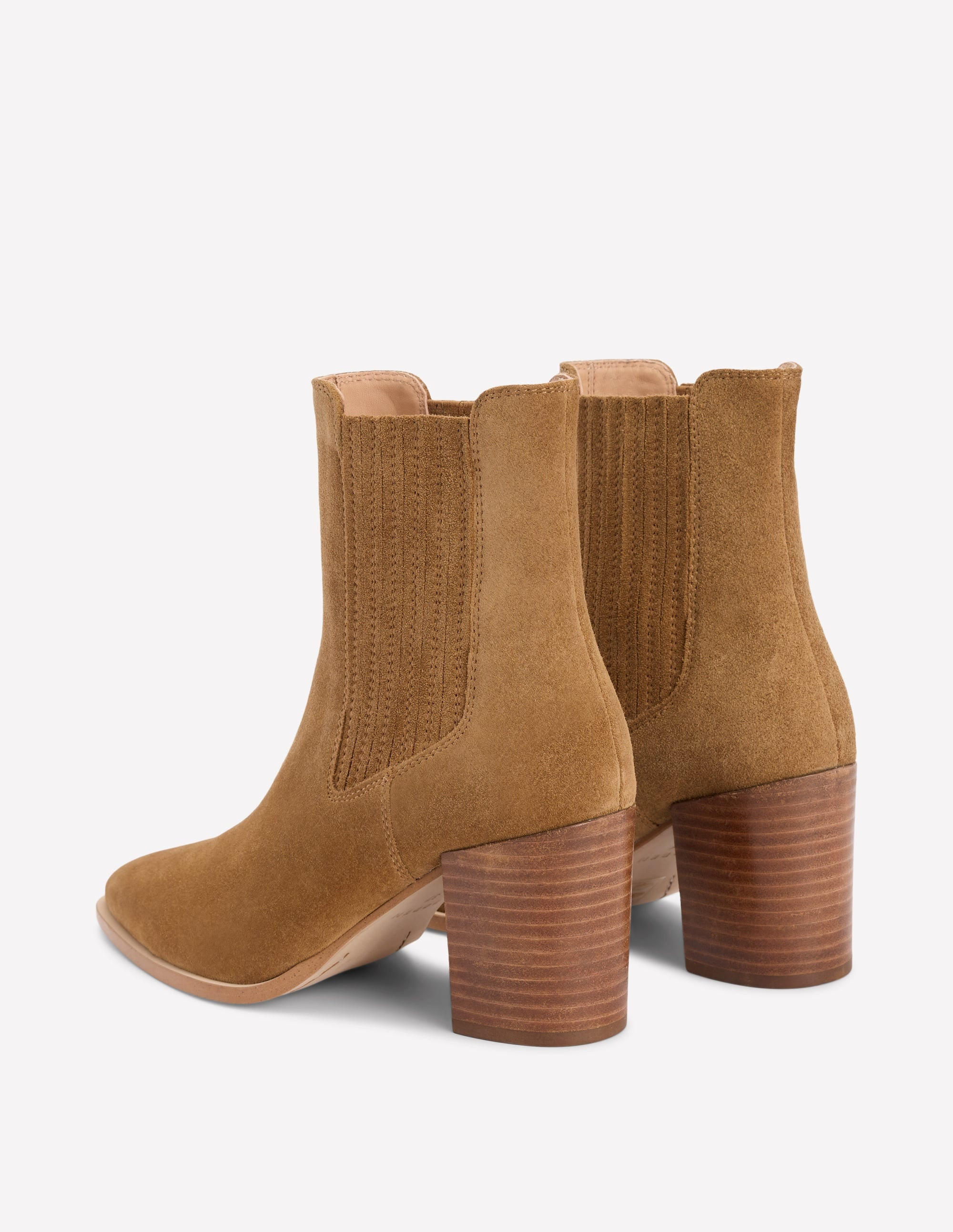 Point Casual Ankle Boots-Caramel | Boden (US)