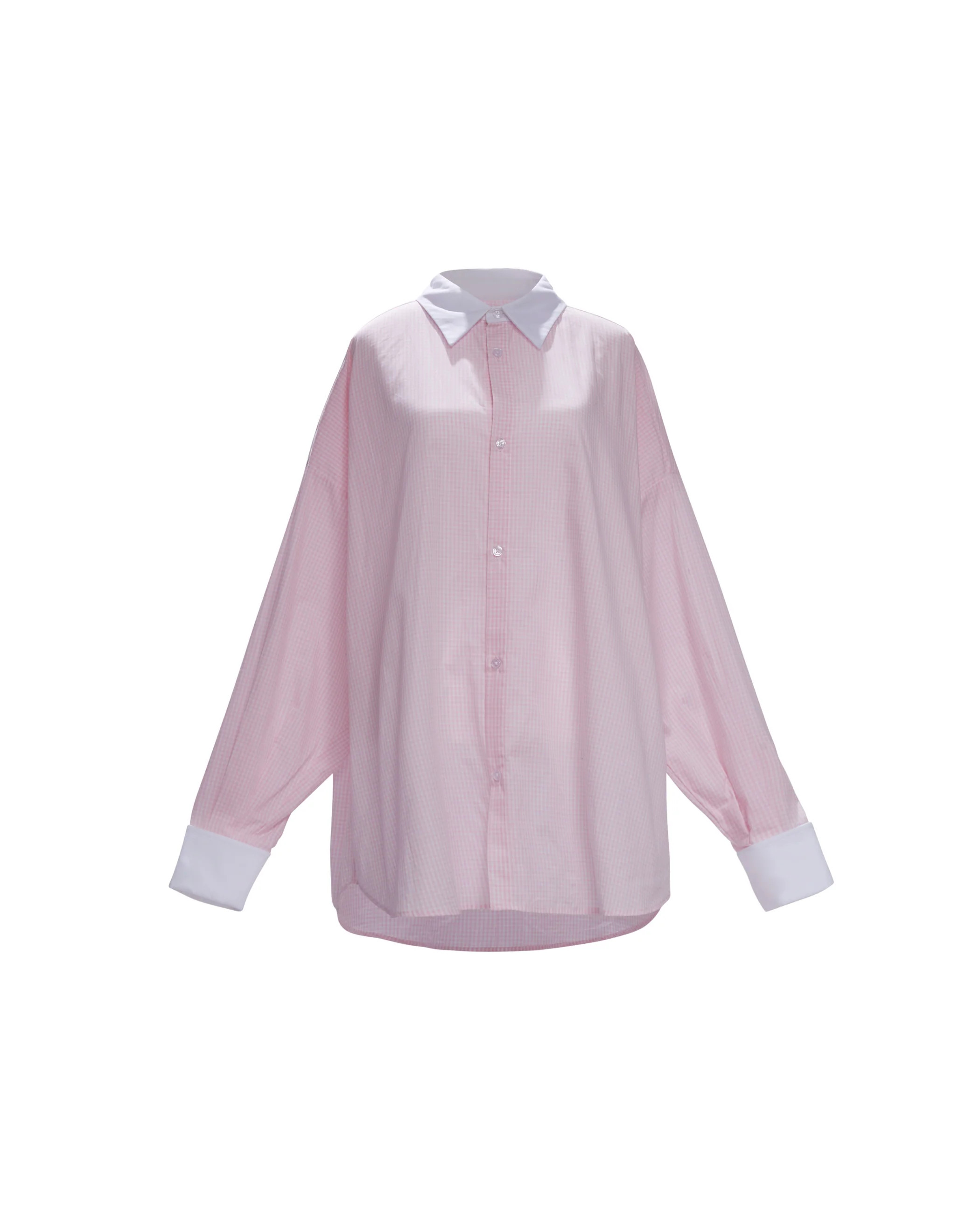 JAMES TOP ROSÉ GINGHAM | The Bar