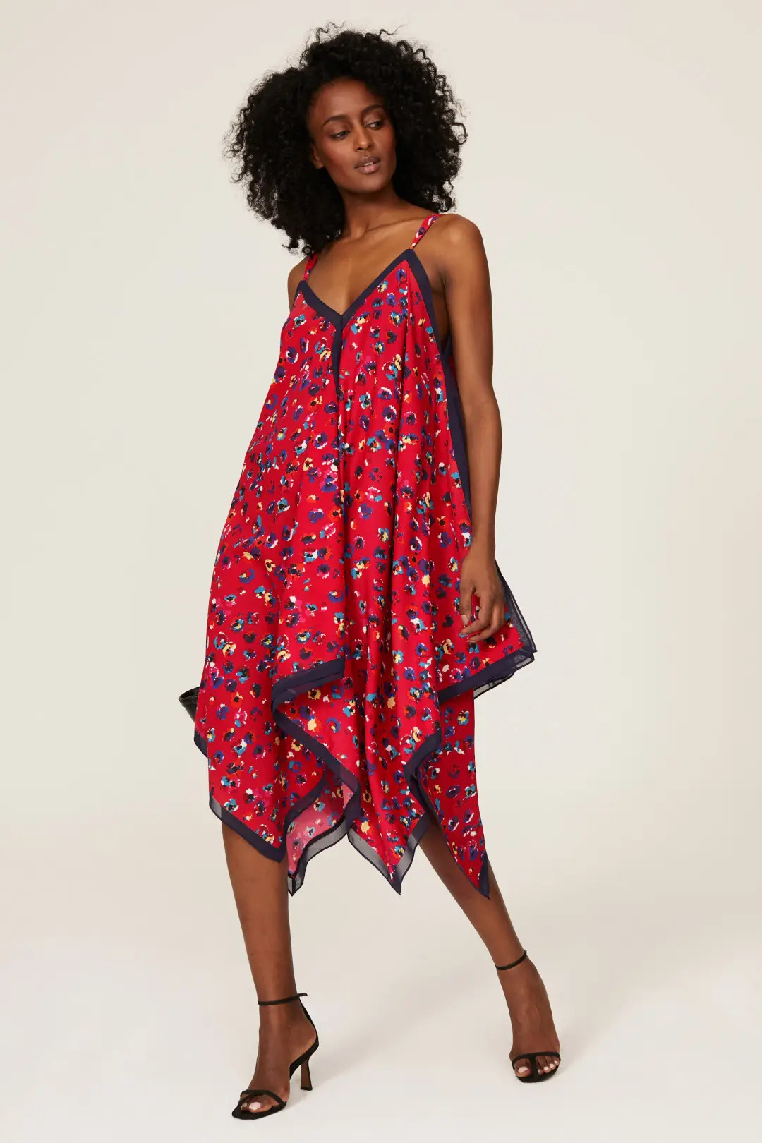 Leopard Print Handkerchief Dress | Rent the Runway