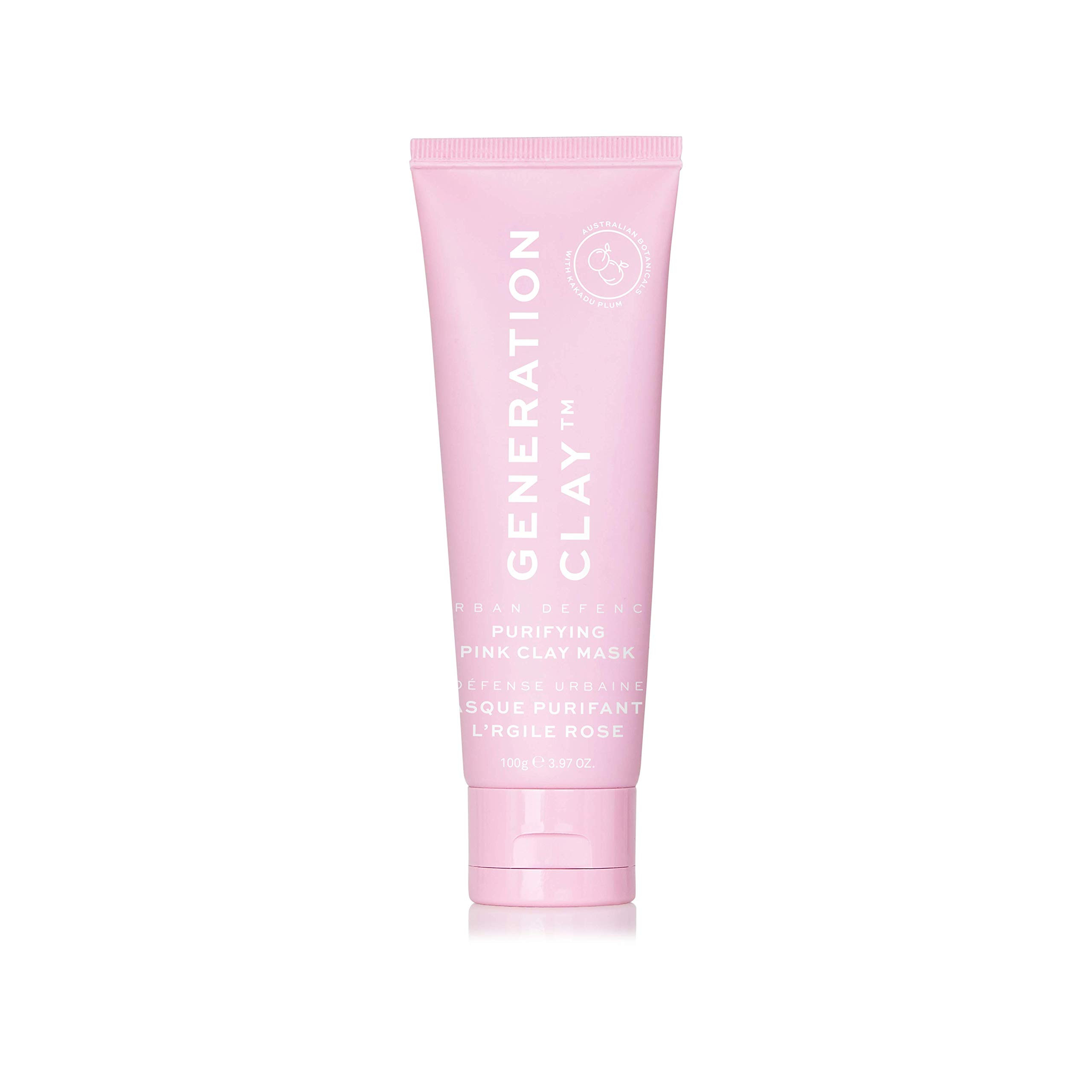 Generation Australian Pink Clay Mask - Urban Defense - Purifying Pink Clay Mask - Antioxidants, Stim | Amazon (US)
