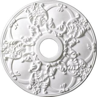 1-1/2 in. x 18 in. Acanthus Leaf Polyurethane Medallion | The Home Depot