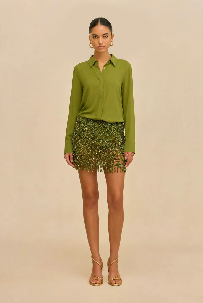 IDALIA SKIRT - DEEP PASTURE | Cult Gaia - US