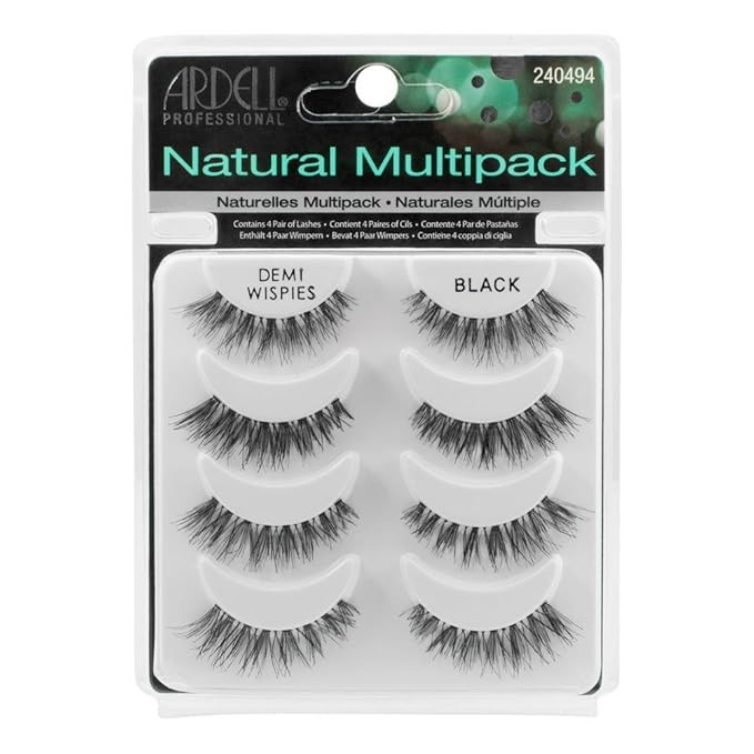 THE Best 4 Pairs Ardell Demi Wispies Natural Multipack False Eyelashes Fake Eye Lashes | Amazon (US)